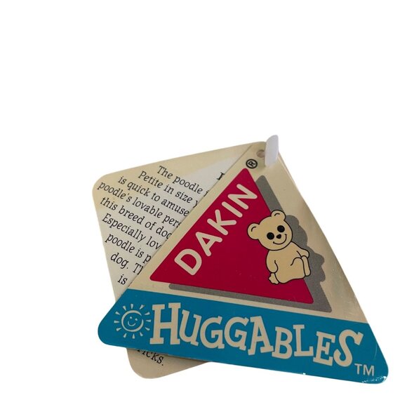 Vintage Dakin Applause White Poodle Plush Stuffed Animal Toy 8" Soft Fluffy Coll - Picture 10 of 16